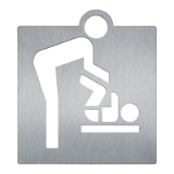 AC423 - Pictogram Baby changing room for screwing