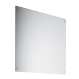 WP601 - Stainless steel mirror 600 x 600 mm